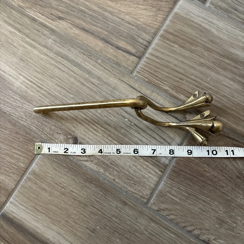 Brass Anthroprologie Claudia Roll Holder Unique Bathroom Hardware 4d